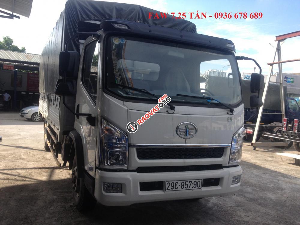 Bán xe tải GM Faw 7.25 tấn, thùng dài 6.3M, động cơ YC4E140. Giá tốt liên hệ 0936 678 689-3