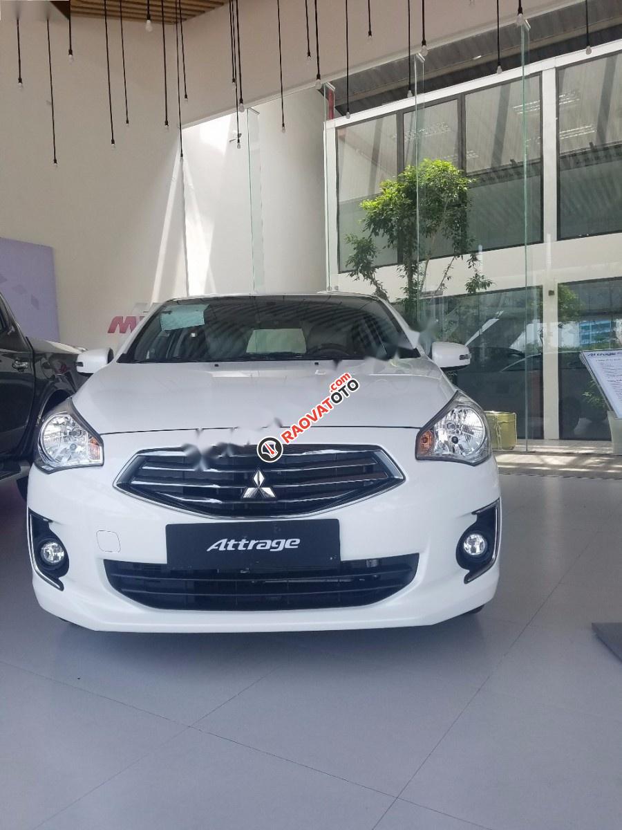 Cần bán xe Mitsubishi Attrage 1.2CVT năm 2017, màu trắng, xe nhập, giá chỉ 475 triệu-1