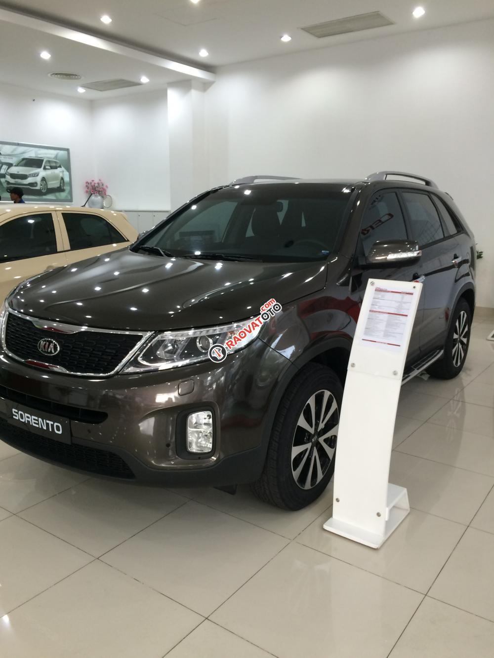 Bán Kia Sorento GAT đời 2016, màu nâu giá cạnh tranh-2