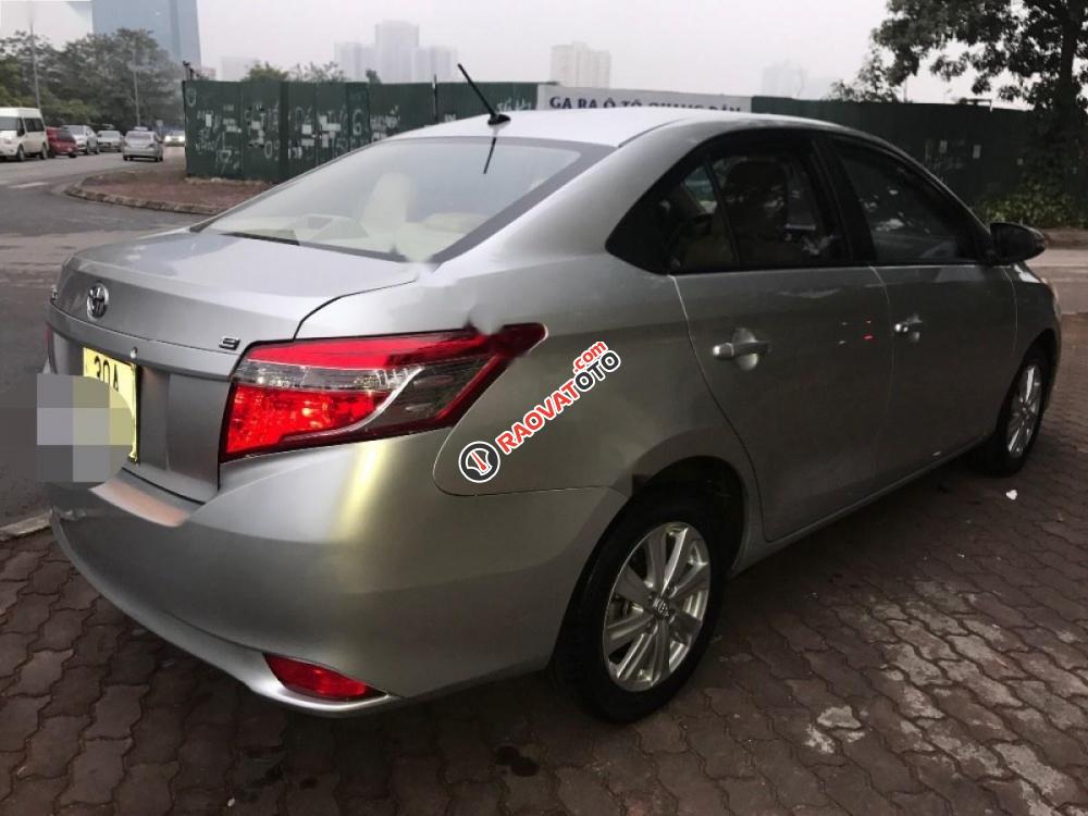 Cần bán lại xe Toyota Vios E đời 2015, màu bạc, 468tr-2