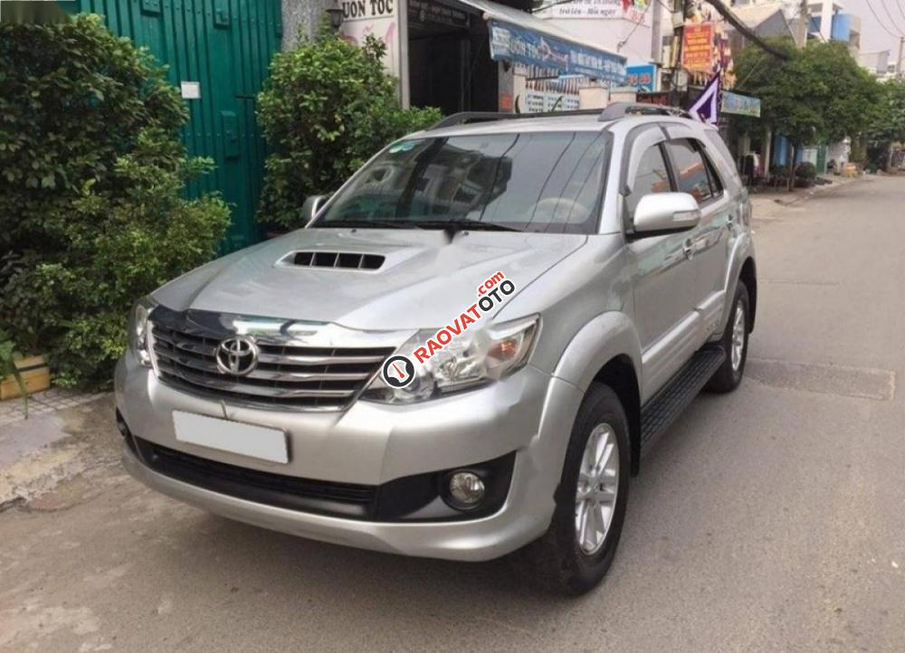 Bán xe Toyota Fortuner 2.5G MT đời 2014, màu bạc-4