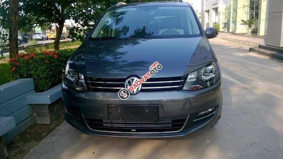 Xe Nhập Volkswagen Sharan GP năm 2016, màu xám lông chuột - Cạnh tranh với Honda Odysey. LH Hương 0902608293-3