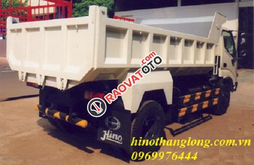 Bán Hino xe Ben 3.5 khối đời 2016, màu trắng, xe nhập giá cạnh tranh-0