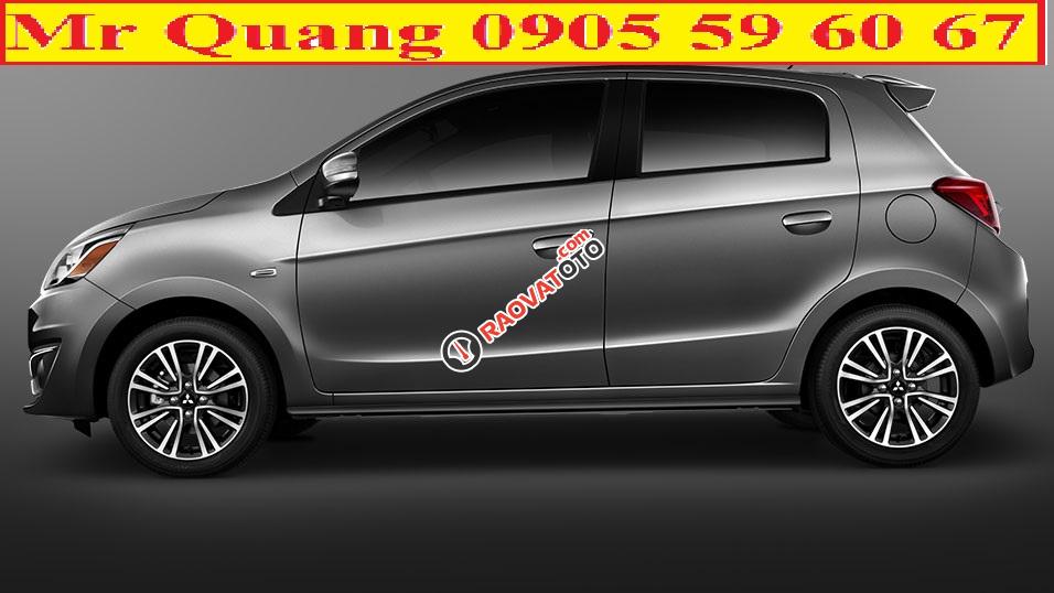 Bán Mitsubishi Mirage đời 2017, màu xám bạc, nhập khẩu giá tốt nhất, LH Quang 0905.59.60.67-1