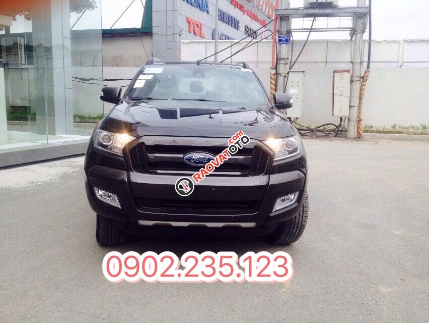 Bán xe Ford Ranger 2.2L Wildtrak 4x4 AT tại Bắc Giang, màu đen, nhập khẩu, giá thương lượng-0