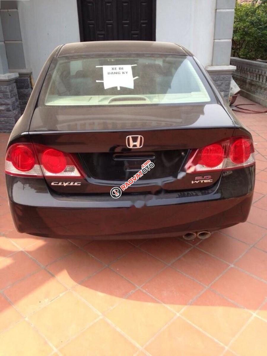 Cần bán Honda Civic 2.0 đời 2007, màu đen, số tự động, giá 335tr-0