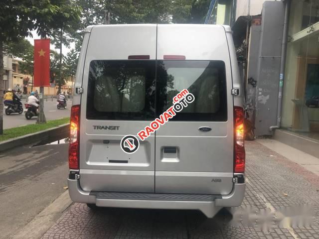 Bán xe Ford Transit 2017, màu bạc -2