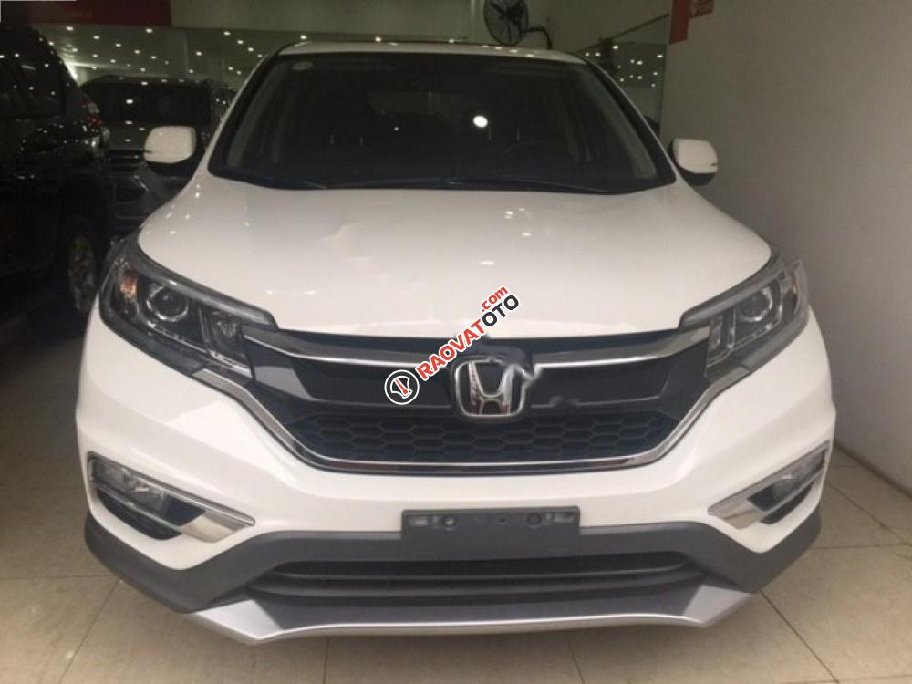 Bán ô tô Honda CR V 2.4 AT năm 2016, màu trắng xe gia đình-0