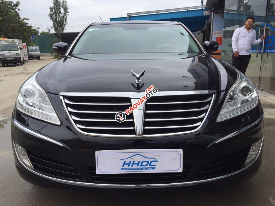 Cần bán Hyundai Equus 4.7AT đời 2009, màu đen, nhập khẩu nguyên chiếc-1