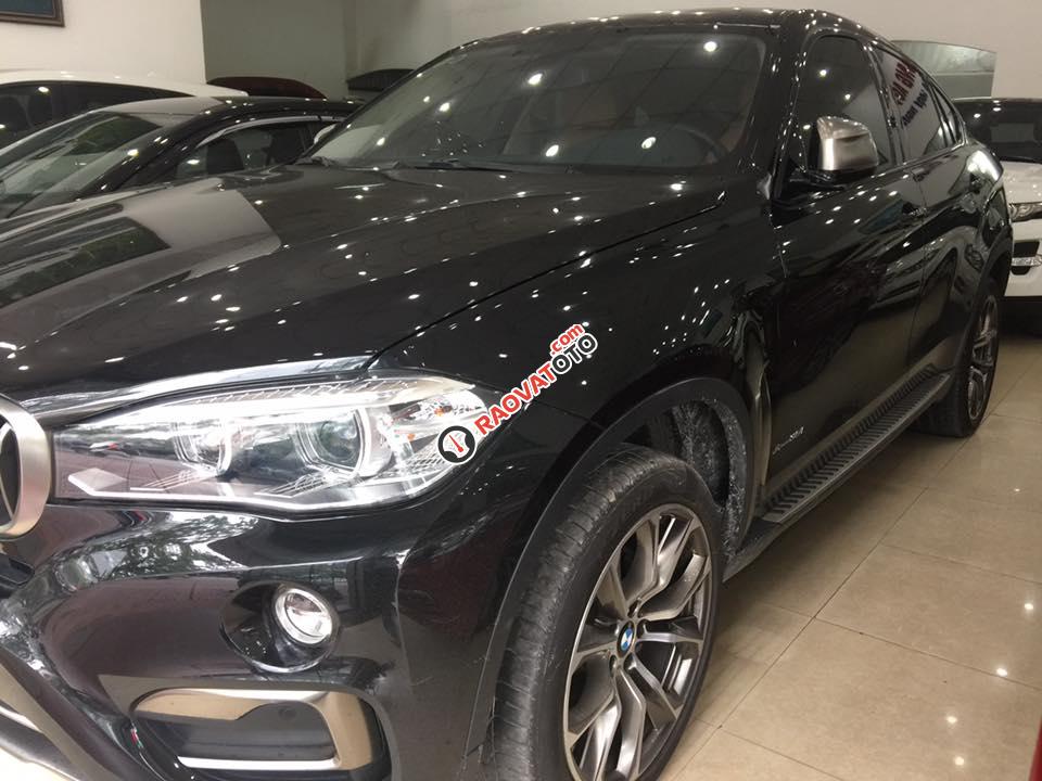 BMW X6 3.0 xăng sản xuất 2015, đăng ký 2016, màu đen xe nhập khẩu-2