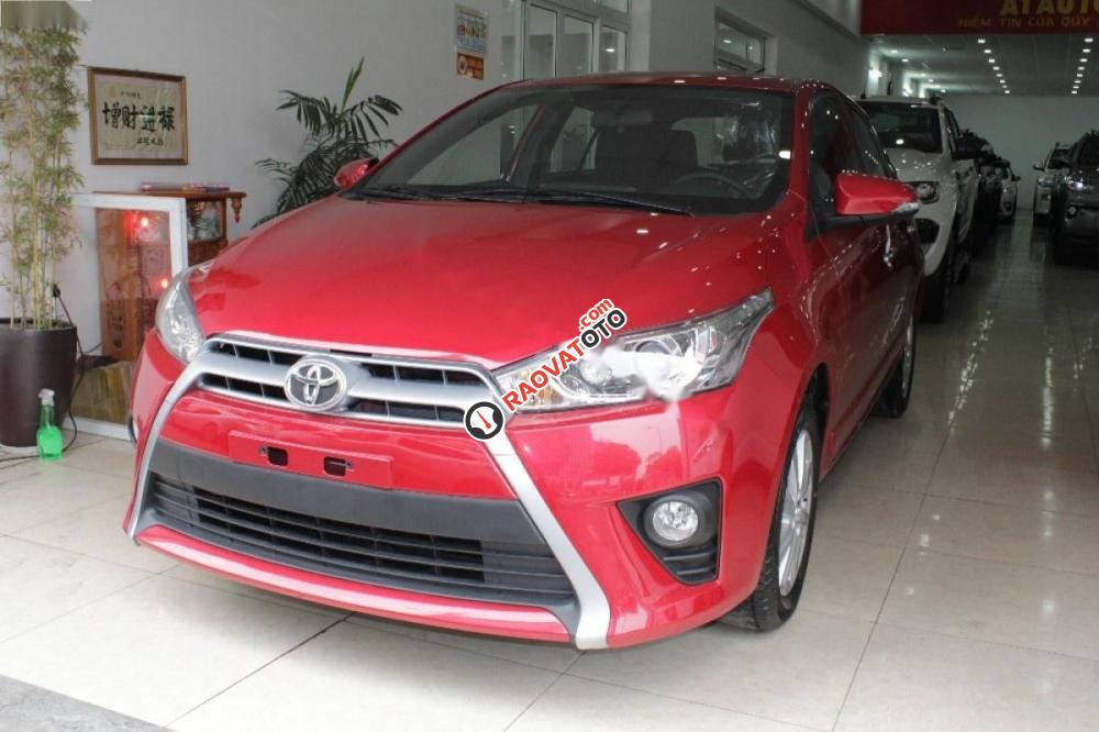 Cần bán xe Toyota Yaris đời 2017, màu đỏ, nhập khẩu-0