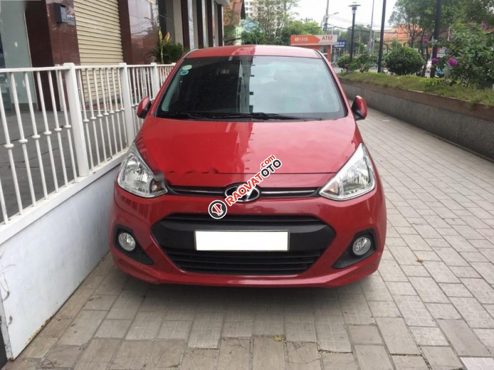 Bán ô tô Hyundai Grand i10 1.2 AT 2016, màu đỏ, nhập khẩu nguyên chiếc, số tự động-1