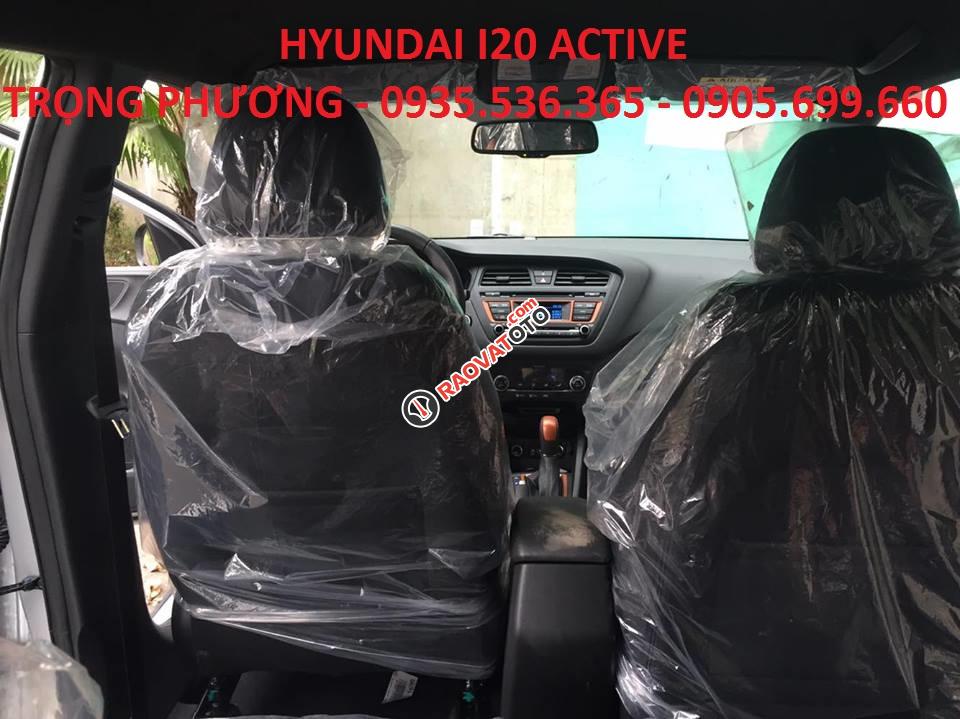 Bán Hyundai i20 Active 2017 trả góp Đà Nẵng, màu bạc, LH: Trọng Phương - 0935.536.365-12