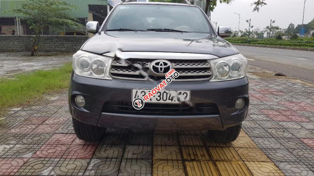 Bán Toyota Fortuner 2.7V đời 2009, màu xám số tự động-0