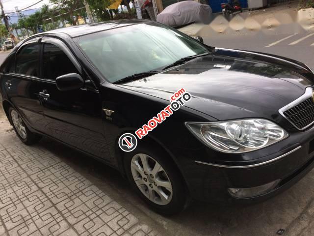 Bán Toyota Camry G đời 2005, màu đen số sàn, giá 470tr-0