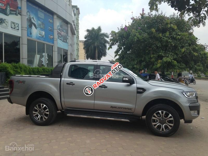 Bán xe Ford Ranger Wildtrak 3.2 AT 4x4 Navigator đời 2017, màu bạc, xe nhập giá cạnh tranh-1