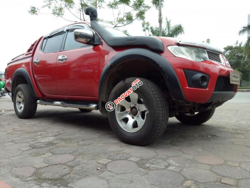 Bán Mitsubishi Triton GLS năm 2009, màu đỏ, xe nhập số sàn-3