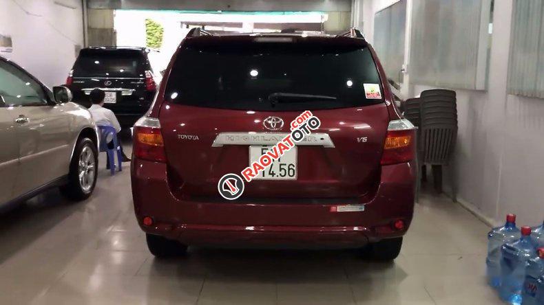 Bán ô tô Toyota Highlander đời 2008, màu đỏ, nhập khẩu nguyên chiếc-11