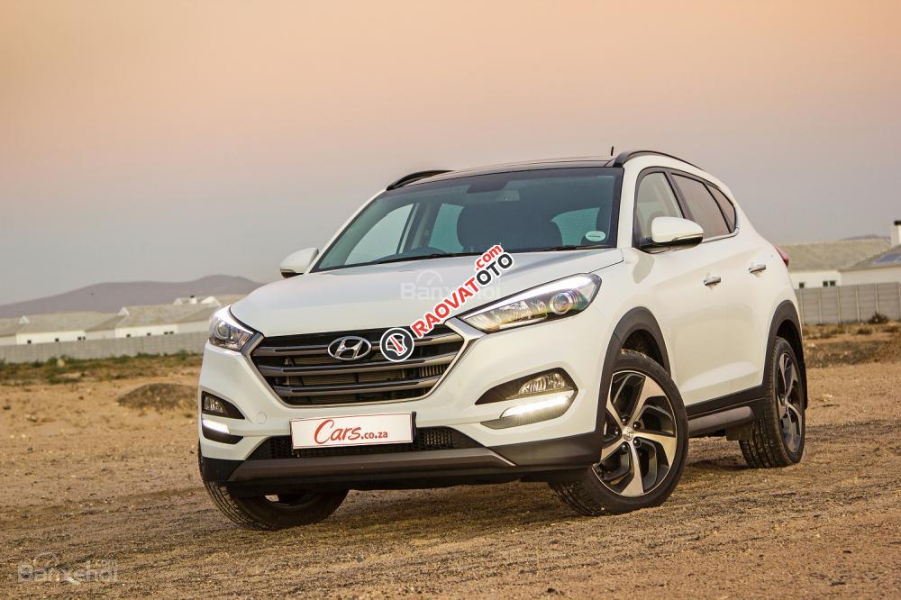 Hyundai Tucson 1.6 T-GDi Turbo đời 2017, màu trắng giảm 98r-3