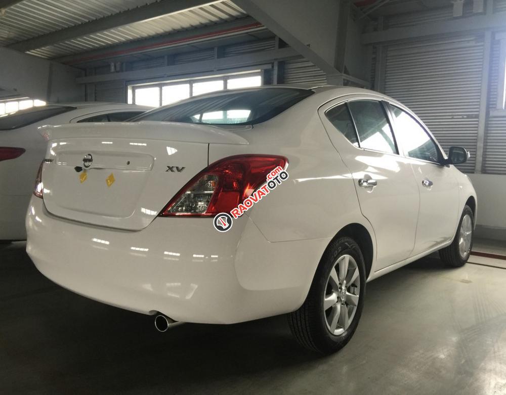 Bán Nissan Sunny XV 2018, màu trắng, KM tốt, hỗ trợ trả góp, giao ngay, 428tr - LH 0935.588.699-3