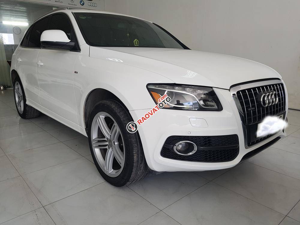 Cần bán xe Audi Q5 3.2 Sline đời 2009, màu trắng, chính chủ từ đầu đi cực ít-5