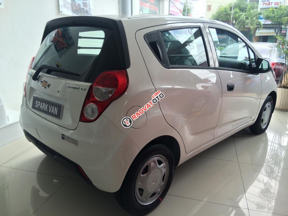 Bán xe Chevrolet Spark Duo, chở tải 300kg, trả góp- trả trước 70tr lấy xe, bảo hành 3 năm, Nhung 0907148849-3