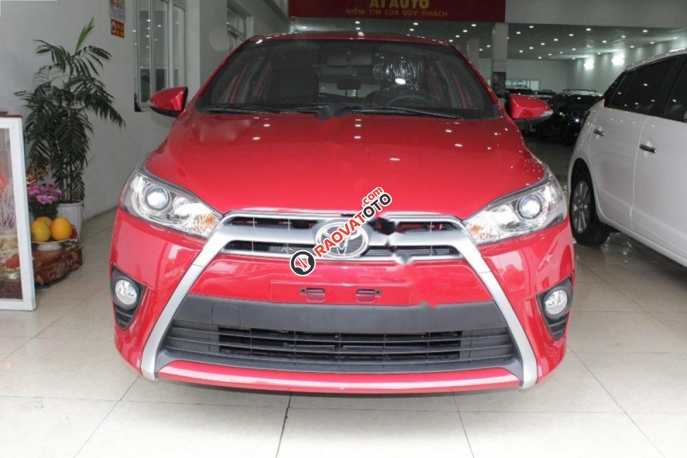 Cần bán xe Toyota Yaris đời 2017, màu đỏ, nhập khẩu-9