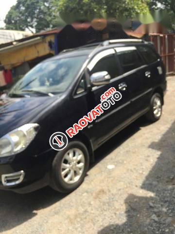 Bán Toyota Innova G đời 2006, màu đen xe gia đình, giá tốt-1