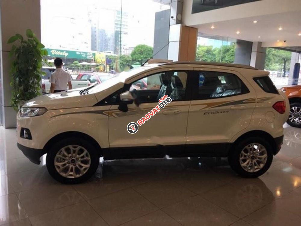 Bán Ford EcoSport Titanium 1.5L AT 2017, màu trắng, giá 575tr-3