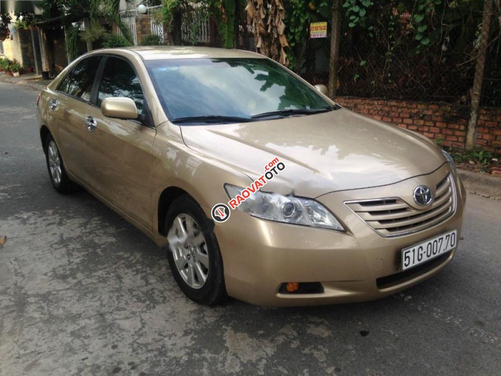 Bán Toyota Camry sản xuất 2007, màu vàng, xe nhập số sàn, giá chỉ 520 triệu-5