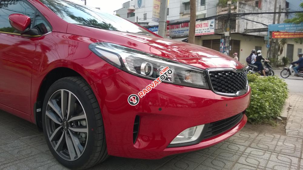 Bán Kia Cerato 1.6 AT đời 2017 giá ưu đãi hấp dẫn, màu đỏ, 620 triệu-1