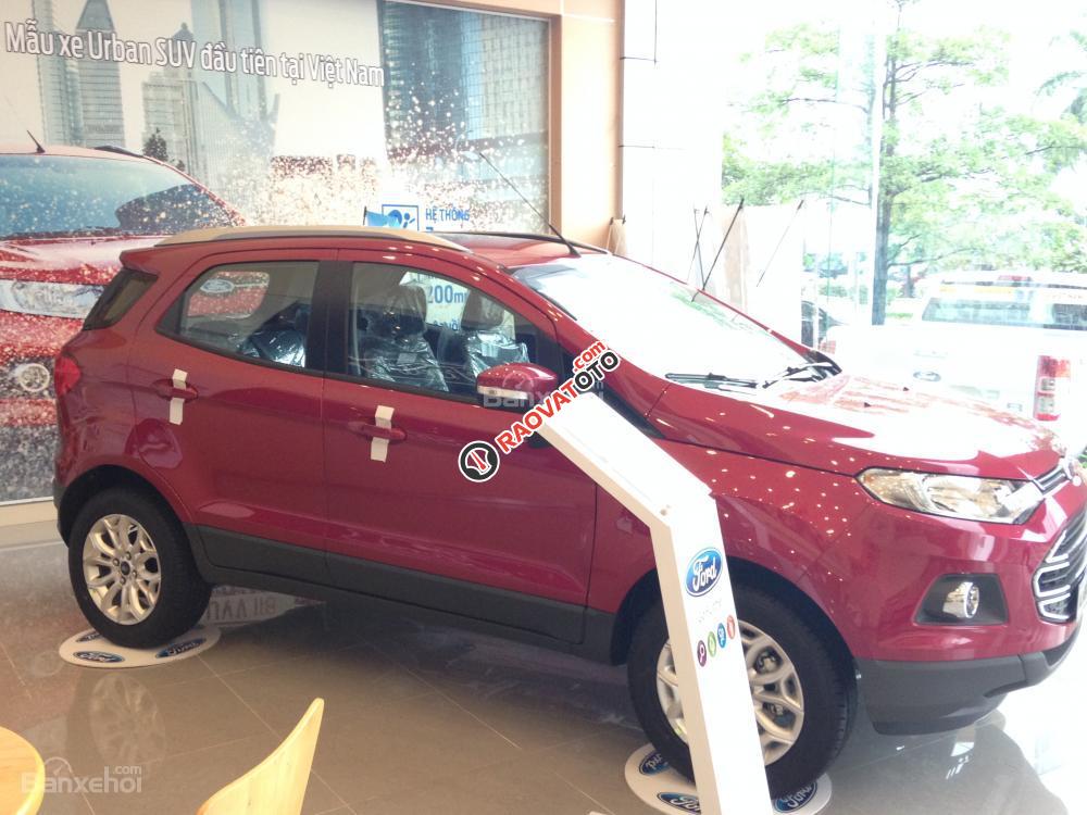 Bán xe Ford EcoSport Titanium sản xuất 2017, màu đỏ-1