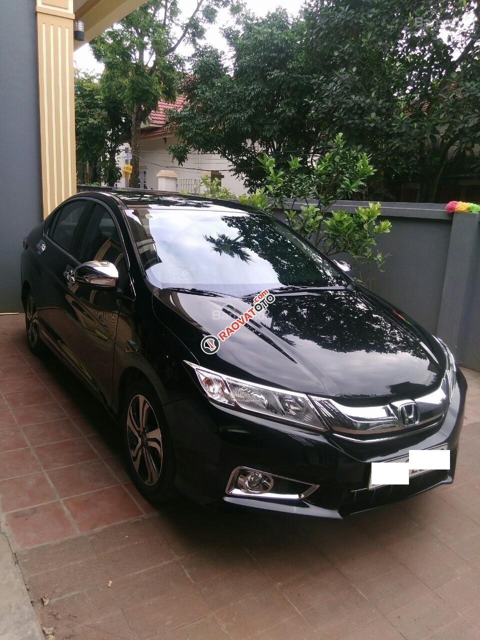 Bán ô tô Honda City bản cao cấp 1.5CVT đời 2016, màu đen, 560 triệu tại Thái Nguyên-0