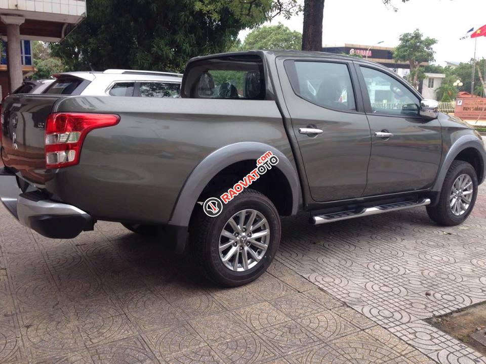 Bán Mitsubishi Triton GLS 2018, màu xanh rêu, nhập Thái nguyên chiếc, có trả góp, giao ngay, giá từ 561tr - 0935588699-5