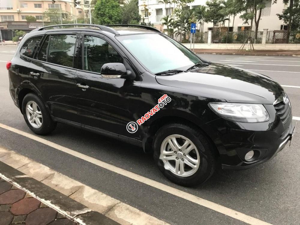 Cần bán xe Hyundai Santa Fe đời 2012, màu đen, nhập khẩu nguyên chiếc, ít sử dụng-1