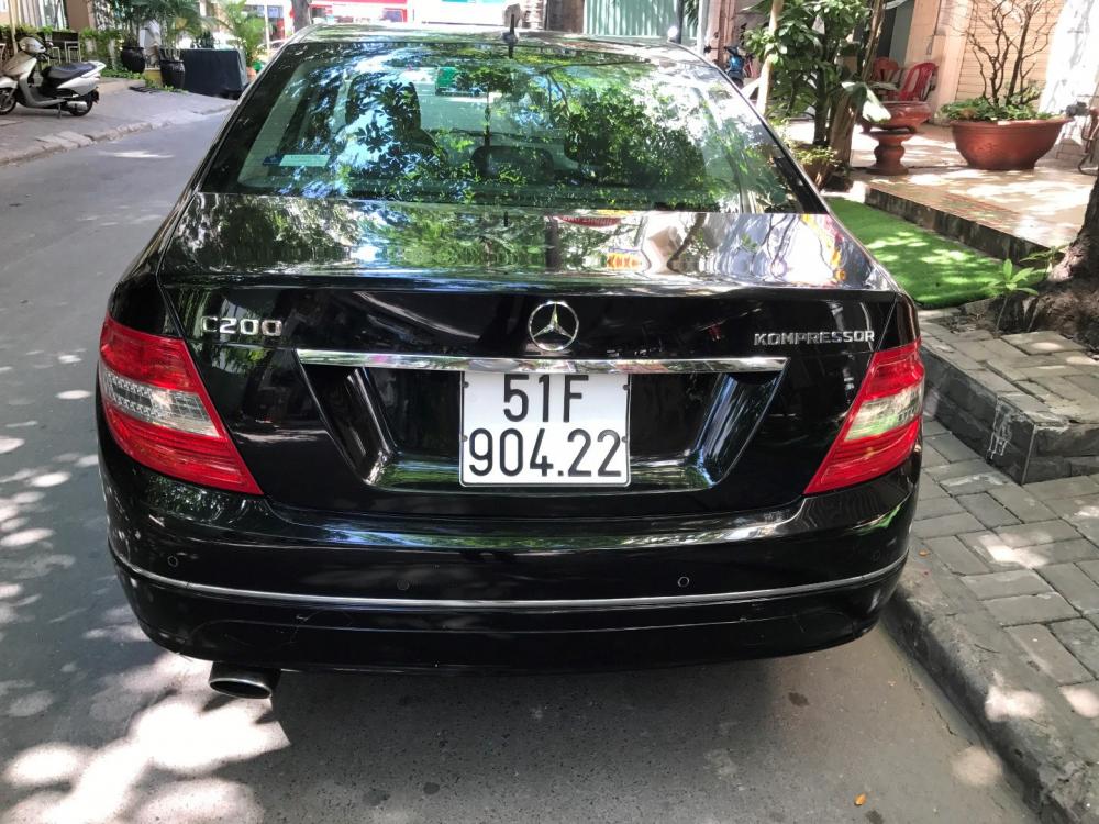 Bán Mercedes C200 đời 2007, màu đen, nhập khẩu  -2