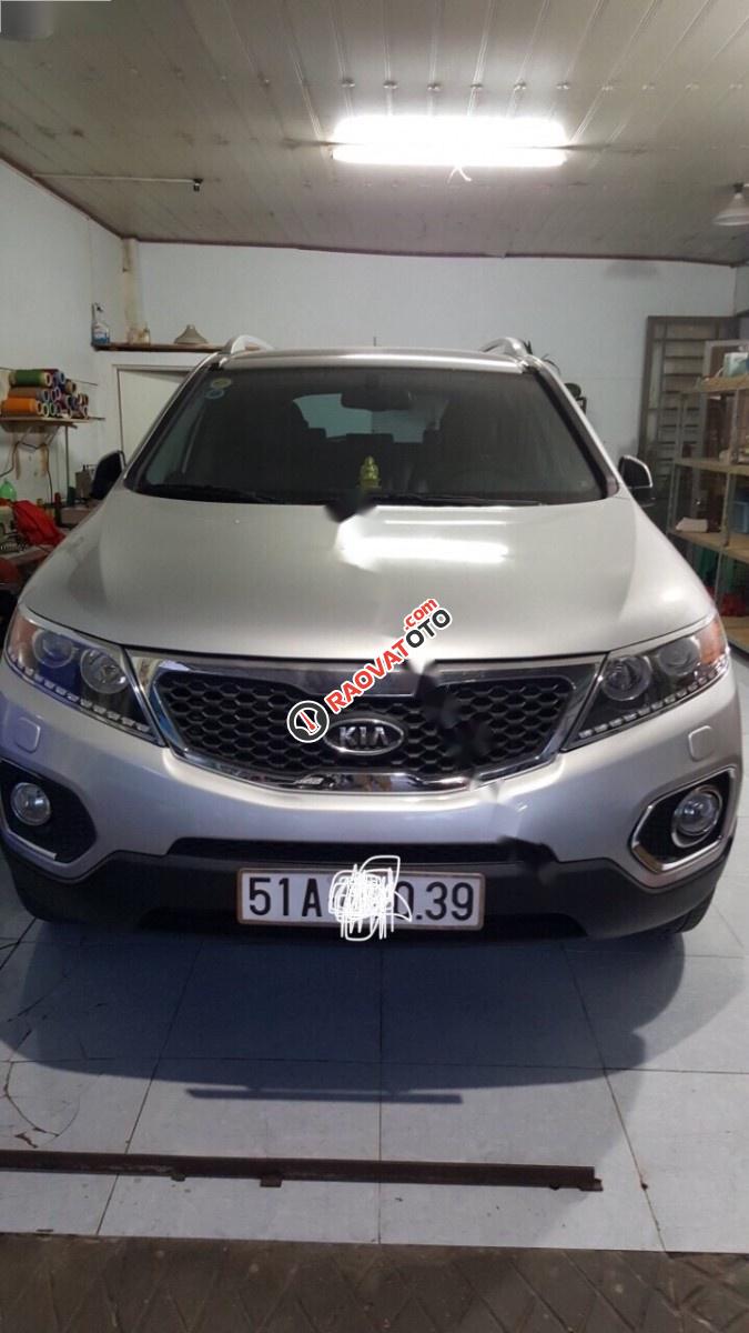 Cần bán lại xe Kia Sorento GAT 2.4L 2WD đời 2013, màu bạc, chính chủ, giá cạnh tranh-4