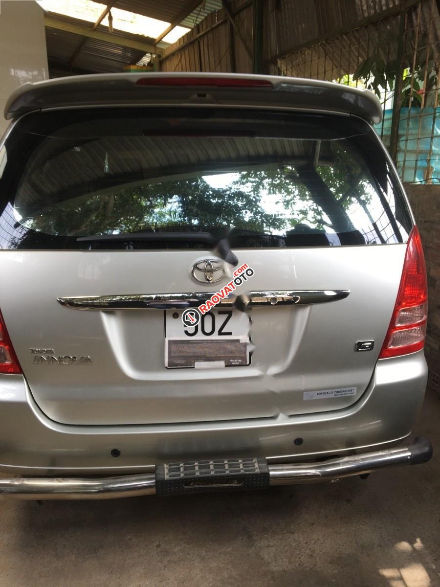 Bán Toyota Innova G đời 2007, màu bạc-2