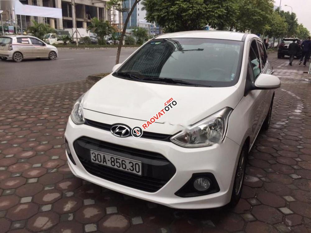 Bán Hyundai Grand i10 1.0 MT đời 2015, màu trắng, xe nhập-4