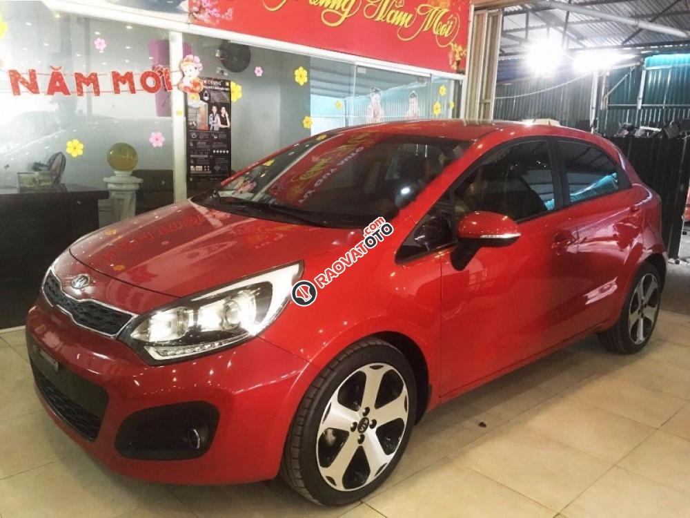 Bán ô tô Kia Rio 1.4AT đời 2012, màu đỏ, nhập khẩu Hàn Quốc số tự động, 450tr-3