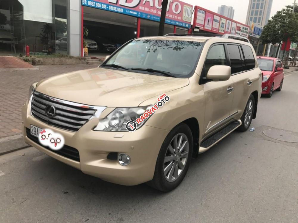 Cần bán xe Lexus LX 570 năm 2009, màu vàng, nhập khẩu nguyên chiếc-1