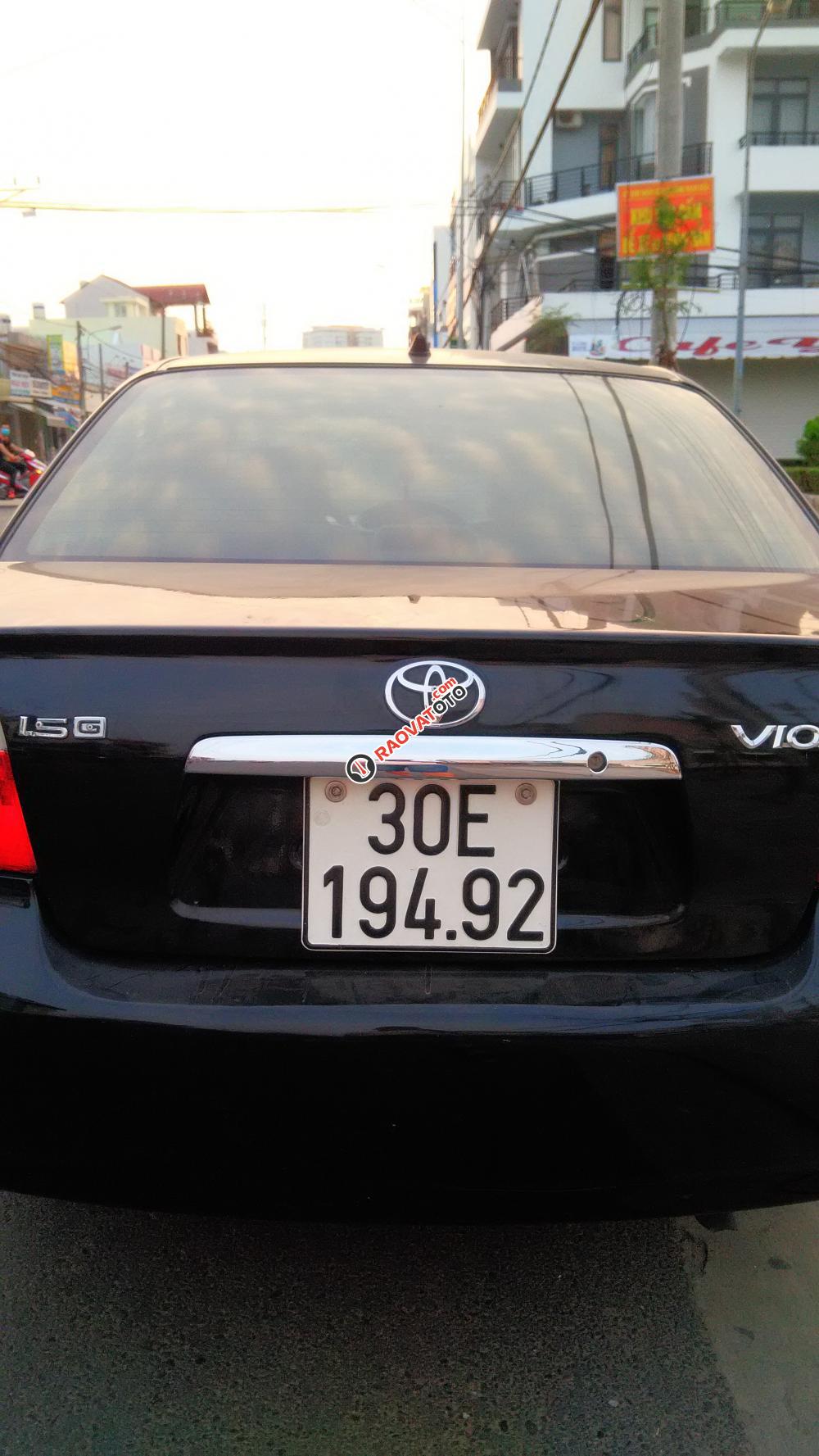 Cần bán Toyota Vios đời 2005, màu đen-4