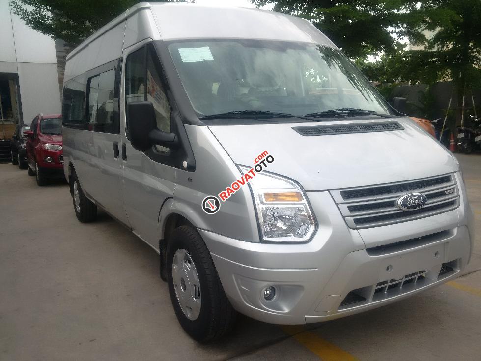 Bao chi phí 38 triệu lăn bánh + Giảm tiền mặt xe Ford Transit đời 2017, hỗ trợ vay 80%, LS cố định 0.6%/tháng-0