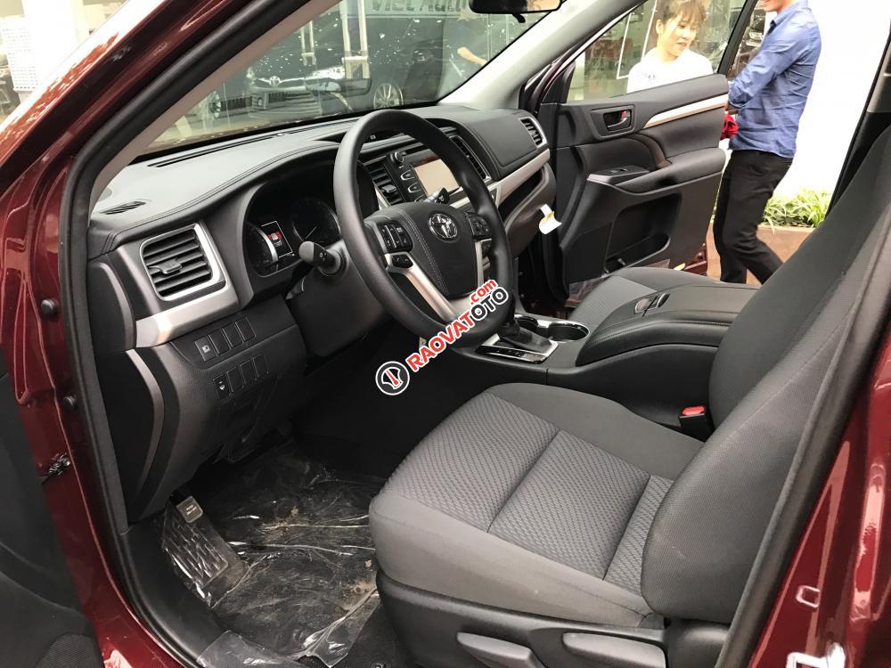 Bán Toyota Highlander LE 2017, xuất Mỹ, màu đỏ mận - LH 0904927272-5