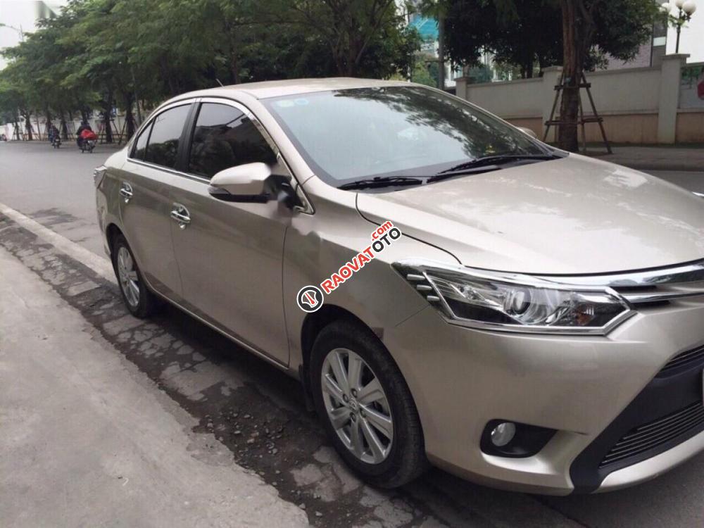 Bán Toyota Vios 1.5G sản xuất 2016, màu vàng số tự động, giá 530tr-4