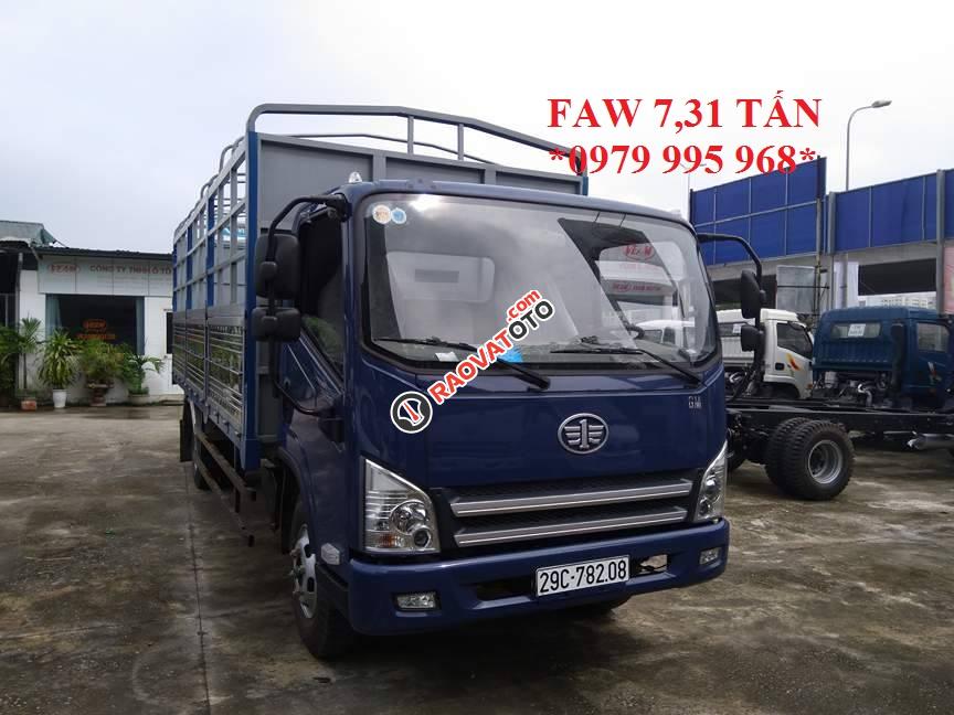 Bán xe tải Faw 7.31 tấn thùng dài 6.25M, cabin Isuzu, máy khỏe. L/H 0979 995 968-2