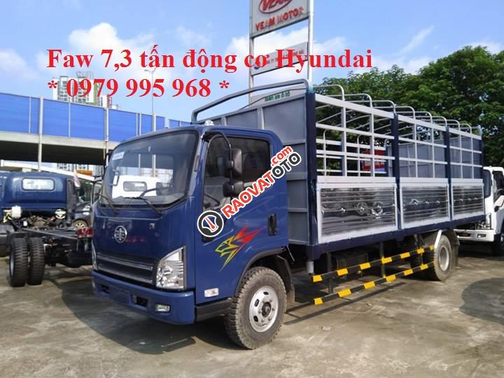 Bán xe tải Faw động cơ Hyundai 7.3 tấn thùng mui bạt. Liên hệ 0979 995 968-9