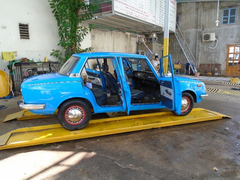 Bán xe Toyota Corona đời 1974, màu xanh lam, xe nhập, chính chủ-8
