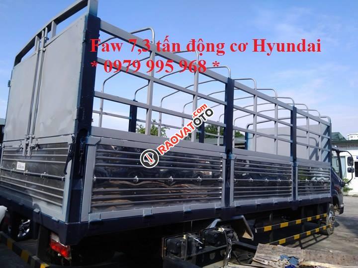 Bán xe tải Faw động cơ Hyundai 7.3 tấn thùng mui bạt. Liên hệ 0979 995 968-5