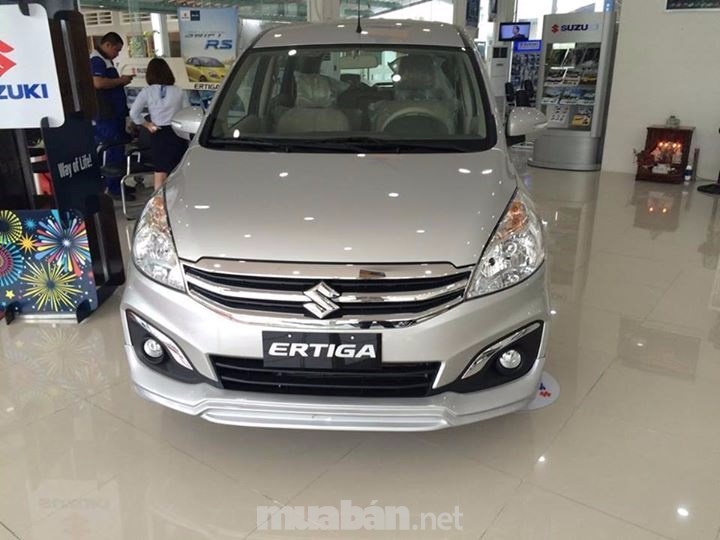 Bán ô tô Suzuki Ertiga sản xuất 2017, màu bạc, nhập khẩu nguyên chiếc-0